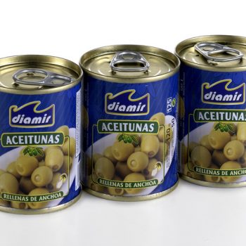 Olives with anchovies paste