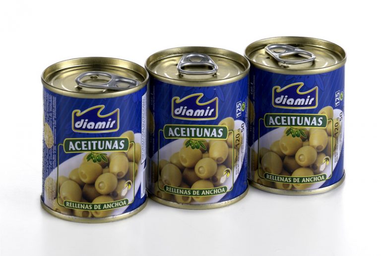 Green Olives Stuffed with Anchovy Paste 120g x 3 Units Pack Taste Spain